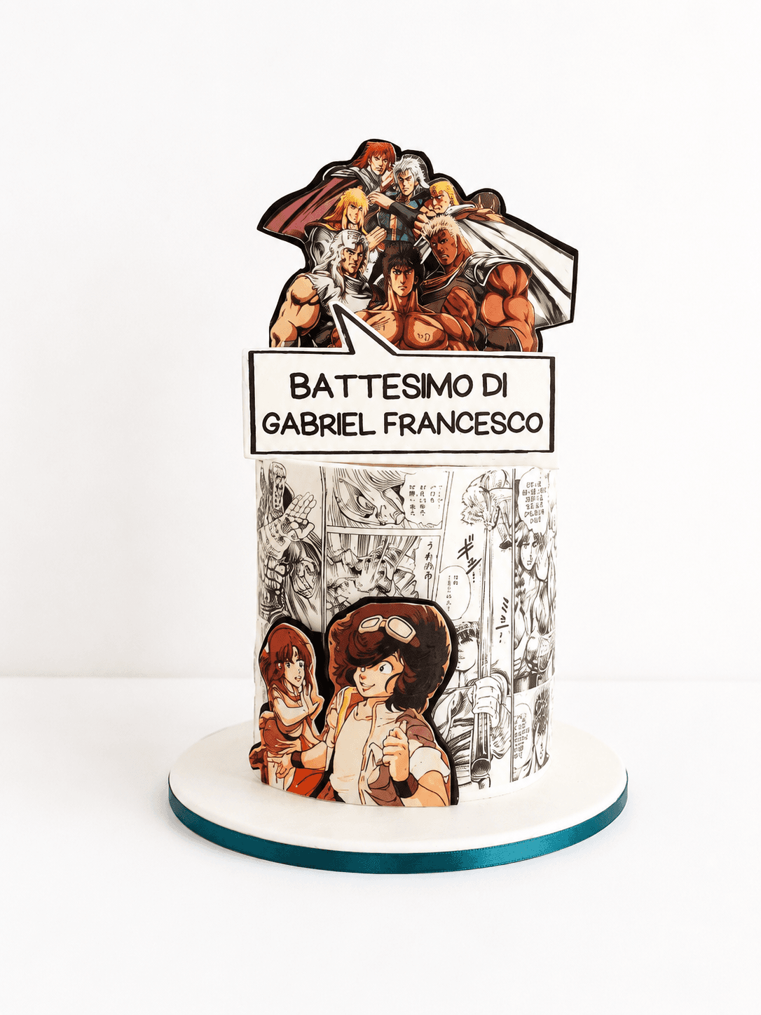 Torta scenografica Giardino di Marzapane