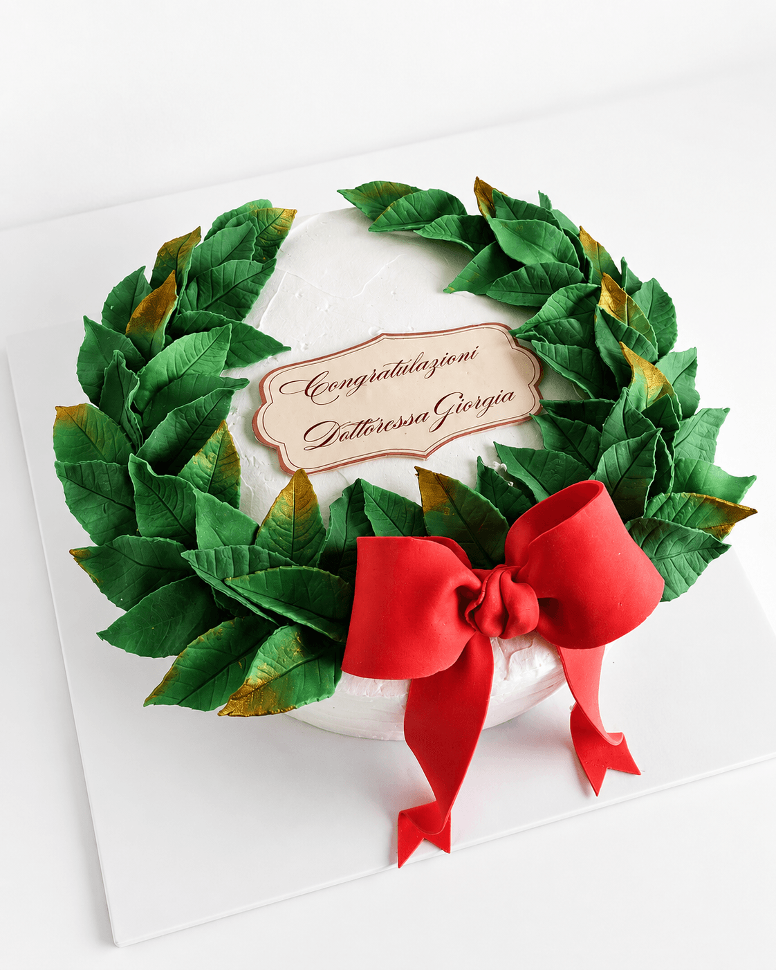 Torta artigianale elegante personalizzata