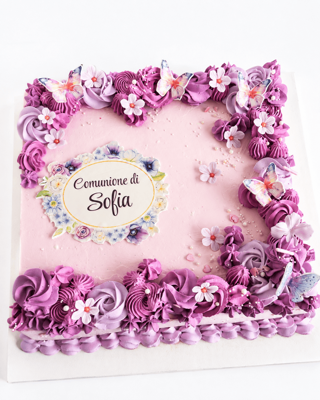 Cream Tart personalizzata per compleanno e occasione speciale