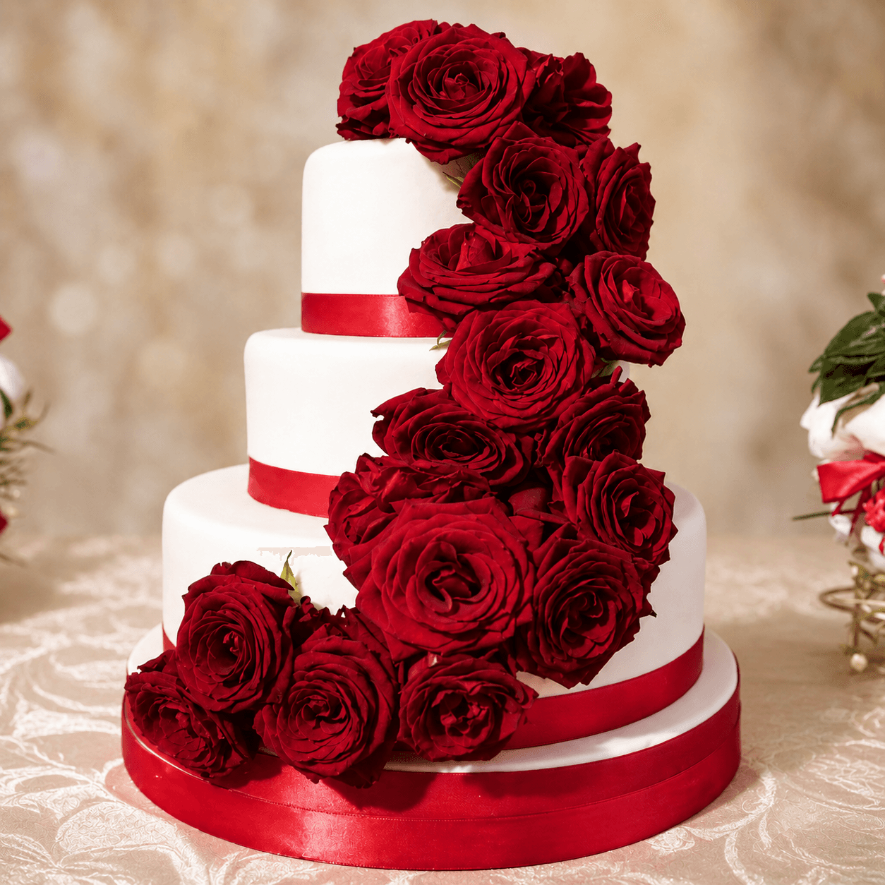 Torta personalizzata Giardino di Marzapane